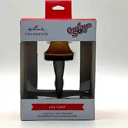 Mr. Parker’s prized leg lamp is a great addition to any Christmas tree made of resin.
