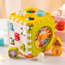 MULTIFUNCTION EDUCATIONAL TOYS --With 6 unique sides, your child can enjoy music, motion, and more! From infant to...