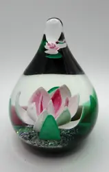 This is for a lovely Rare Large Caithness Scotland Art Glass DOUBLE TAKE Flower Paperweight. The paperweight was...