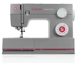 This machine has extra high sewing speed, enhanced piercing power, adjustable stitch length and width, and extension...