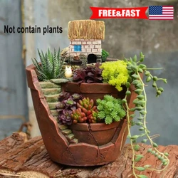 Vivid: Using a vivid simulation flower pot plants potted design, it looks very fashionable and stylish. We will reply...