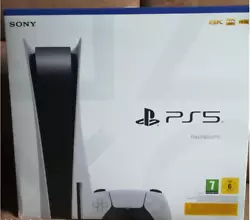 Sony PS5 Console PlayStation 5.100% Neuve avec Facture et Garantie de 2 ans.Livraison incluse.