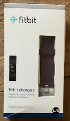 Plum Fitbit Charge 2 Classic Accessory Band Purple Size LargeGood pre- owned condition, box has some rips inside and...
