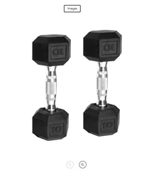 The CAP barbell coated hex dumbbells feature steel, diamond knurled handles with protective coating providing...