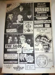 Including; Exploited, The Silos, Toxic Reasons, Death and more! Handling & a few stains. VG condition.