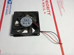 Up for sale is a T&T MW-825L12B Cooling Fan.