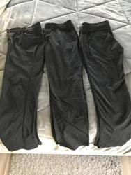 Here we have a lot of three Cintas black work pants in very good condition.No longer needed. One has a small hole in...