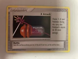 Pokemon Card - X Attack Trainer 8/8 - Trading Figure Game - LP Rare Unique