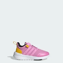 Features of the adidas x LEGO® Racer TR21 Elastic Lace and Top Strap Shoes. Video of the adidas x LEGO® Racer TR21...