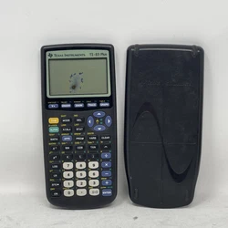 Texas Instruments TI-83 Plus Graphing Calculator - Black Not Working Parts Only.