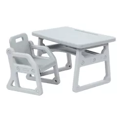 The lightweight table and chair make it easy to move and transform your childs learning space. A thoughtfully planned...