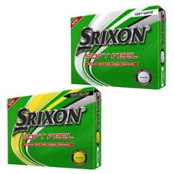 Srixon Soft Feel Golf Balls. To get more distance overall and better performance in the wind, Speed Dimples reduce drag...