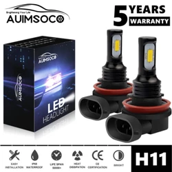 One Pair(2 Bulbs) H8 / H9 / H11 6000K Clear White 80W/ Pair, 8000LM/ Pair. - Bulb Size:H8 / H9 / H11. 2Pcs LED BulbsH8...