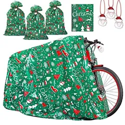The sturdy material is opaque to stop tearing. Huge Gift Bag: Spacious enough to hold the largest Christmas gifts,...