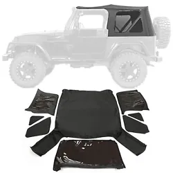 1997-2006 Jeep Wrangler TJ. For 1997-2006 JEEP WRANGLER TJ Except Unlimited. Rear Tinted Window AS PICS Shown. Right...