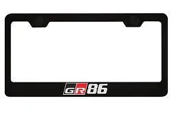 Each Order is come with (1) Piece Matt Black License Plate Frame with Black Screw Caps. - The Frame is made by Metal...