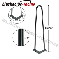 DIY Furninture Project: (4pcs) hairpin furniture legs to make your furniture unique and distinctive. Sturdy Material:...
