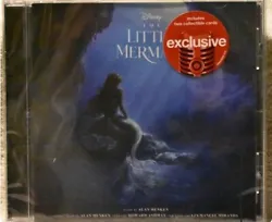THE LITTLE MERMAID -SOUNDTRACK - Brand New Sealed TARGET EXCLUSIVE with 2 Cards.
