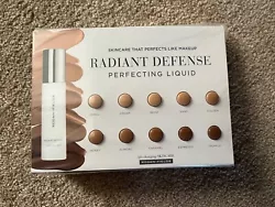 Up for sale is a quantity of 10 Radiant Defense Perfecting Liquid Sample Cards.