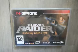 Je vends ce jeu vidéo nommé Tomb Raider pour la console Nokia N-Gage. Neuf sous blister.