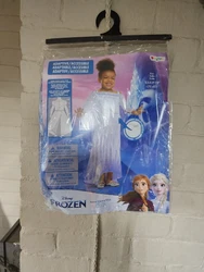 Disney Frozen Snow Queen Elsa Costume Dress (Girls Size XS 3T-4T) NEW