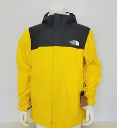 Waterproof, breathable, seam-sealed DryVent™ 2.5L shell. Adjustable hood. COLOR: Yellow-TNF Black. STYLE:...