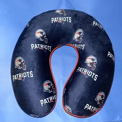 New England Patriots Relaxing Neck Head Pillow Travel NFL FOOTBALL CLEAN!.