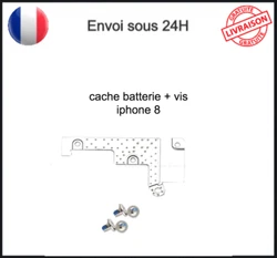 Plaque Cache en Fer Fixation Batterie + Vis Iphone 8. Sachez que dès lors que vous ouvrez votre iPhone 8, il est...