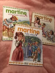 Lot de 3 livres « Martine »Martine baby-sitter Martine et les quatre saisons Martine est malade