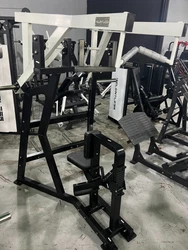 Front Lat Pull Down - Black / White Residential and Commercial Gym Equipment.