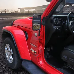 · ✔【2021 Upgrade Design & Widely Used 】 Jeep wrangler mirror door off is the Newest improved design, suitable...