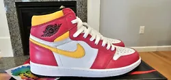 Nike Air Jordan 1 Retro High OG Light Fusion Red - Size 10 - 1555088-603. - worn ONCE 1X / OG Box / extra laces. -...