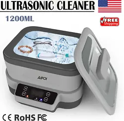 ^ Capacity: 1200ML. Capacity : 1200ML. Stainless Steel Ultrasonic Cleaner Jewelry Watch Glasses Coin Cleaning Machine....