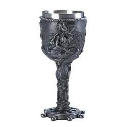 Drink with flourish with a old-world looking cup appearing to be carved from stone. Host fabulous feasts and toast to...