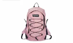 supreme ss22 backpack pink.