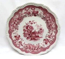 Made by Spode, England. Beautiful Pink with a Shiny Glaze. Transferware Pattern: 