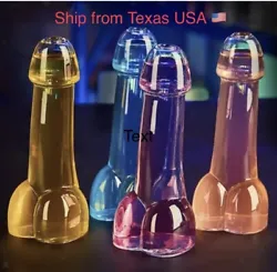4 Pcs Penis Shaped Wine Glass Cup Whiskey Drinking Cocktail Party Bar Home. Description:Clear Penis-Shaped Glass...