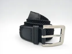 An attractive braided strap made from bungee cording gives you twice as much to love about this belt: its a...