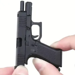 Detachable Tactical Model Accessories Keychain Model Pendant (Glock 19 Black).