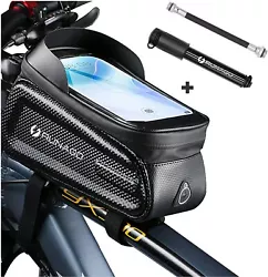 Ce support pour téléphone portable ou cette sacoche pour tube supérieur de vélo est 100% imperméable. La pochette...