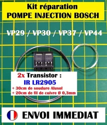 Kit de réparation des drivers (ou calculateurs) de pompe à injection Bosch. + 30 cm de fil de soudureALUSOL 0,9mm...