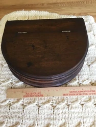 Found in a barn where it was for several decades. I believe it is walnut but not 100 % sure. Was once attached to a...