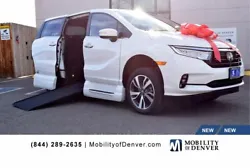 *Qualifies for a $1,000 Honda Mobility Rebate: 2022 Honda Odyssey Touring VMI NorthStar Side Entry wheelchair...