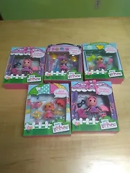 Lalaloopsy Mini Doll Lot Of 5.  The dolls are brand new in box.  The lot contains 2 of the same one, all of them are...