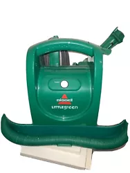 bissell little green machine carpet cleaner. Used twice. Works very well, not  loud.