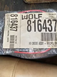 816437 Wolf HV Diode Assy- Micro.