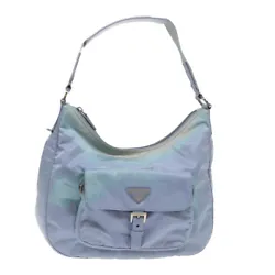 Style Shoulder Bag. Material Nylon. Shoulder Strap：rubbing. Pocket rubbing. Color Light Blue. If the goods appear to...