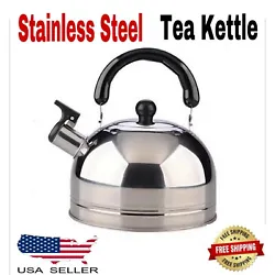 PREMIUM KETTLE BUILT FOR PERFORMANCE- Tea kettle is made of durable, food grade stainless steel that will last long....
