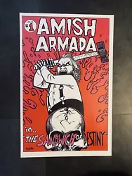 D Witt concert bill for Minnesota band Amish Armada.