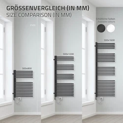 Le design moderne sétablit bien dans la pièce et crée une atmosphère agréable. Le concept des radiateurs de salle...